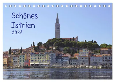 Produktbild von Schönes Istrien 2027 (Tischkalender 2027 DIN A5 quer), CALVENDO Monatskalender
