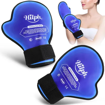 Produktbild von Verstellbare Kühlhandschuhe zur Schmerzlinderung – Set mit 2 Stück
