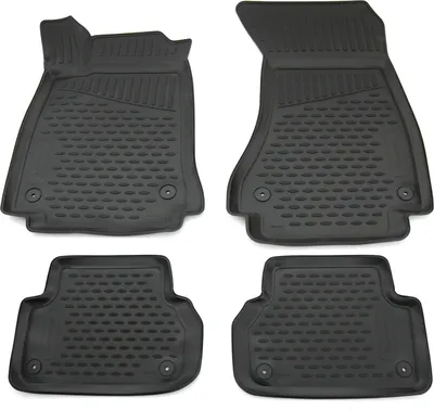 Produktbild von AD Tuning Gummi Fußmatten Set für Audi A4 Typ B9, Bj. 8/2015-