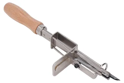 Produktbild von Handtufting-Werkzeug mit Holzgriff, robustem Metall, schneller und flexibler Bedienung, Teppichtufting-Werkzeug für Heimwerker