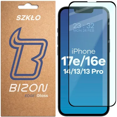 Produktbild von Bizon Glass Edge 2 Apple iPhone 14 / 13 / 13 Pro schwarz