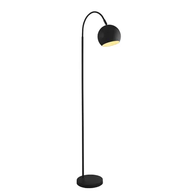 Zdjęcie produktu dla Lampa podłogowa Calumn Arc - matowa czerń