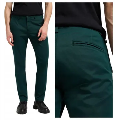 Produktbild von Lee | Herren Chinohose Slim Chino Jade Forest grün Slim Fit Stretch elegant W32 L32