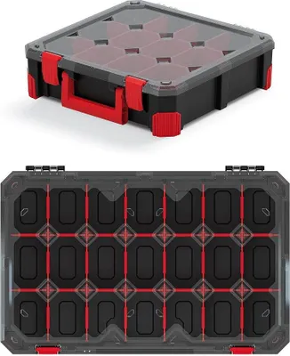 Immagine prodotto di Organizér TITAN - 21 přihrádek (přepážky), 598x390x110 mm - průhledné víko