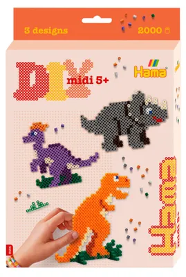 Productafbeelding van HAMA, kleine cadeauset, "Dino Wereld", 2.000 stuks