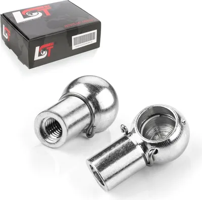 Produktbild von 2x Kugelpfanne Gasfeder Kugelkopfaufnahme M6 10mm für AUDI PORSCHE