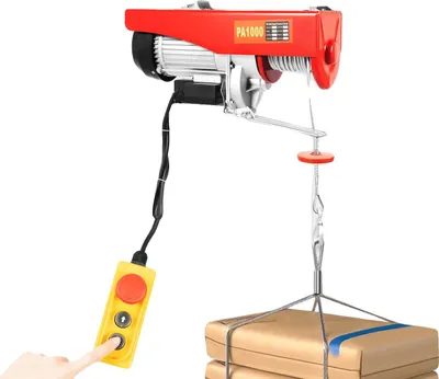 Productafbeelding van Elektrische windeltakel, hefcapaciteit 500 kg, kabellengte 12 m, vermogen 1600W, spanning 220V, hefsnelheid 8 m/min