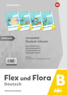 Produktbild von Flex und Flora. Lernpaket Deutsch inklusiv B (Druckschrift)