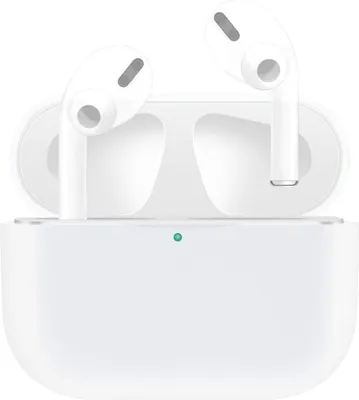 Produktbild von König Design Hülle kompatibel mit Apple AirPods Pro Kunststoff Full Cover Handyhülle - Case Weiß
