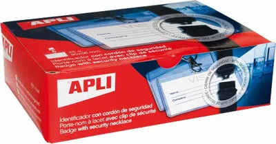Obrázok produktu pre Plastové menovky apli 11744/ 90 x 56 mm/ 25 kusov/ na vizitky