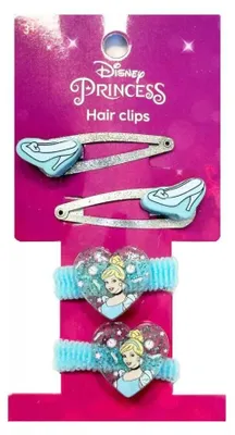 Produktbild von Disney Prinzessin Cinderella Glam Haarspange, Haargummi Set
