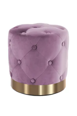 Produktbild von Famanu Pouf Elegantes Design mit Samtbezug - Verschiedene Farben