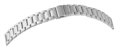 Produktbild von Edelstahl-Uhrenarmband, silberfarben, 18 mm - 24 mm