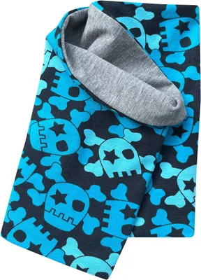Imagen del producto de Pañuelo con motivo de calavera, color /azul, uni, para niños