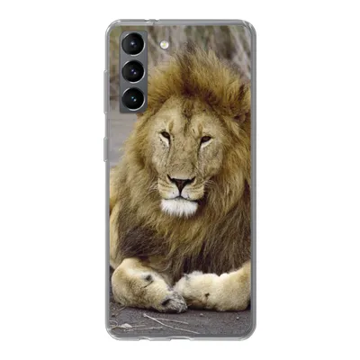 Produktbild von MuchoWow® Handyhülle Schutzhülle Hülle für Samsung Galaxy S21 Löwe - Afrika - Tier Silikon Softcase Handy Hülle - Softcase