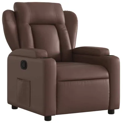Immagine prodotto di vidaXL Poltrona relax in Pelle finta marrone