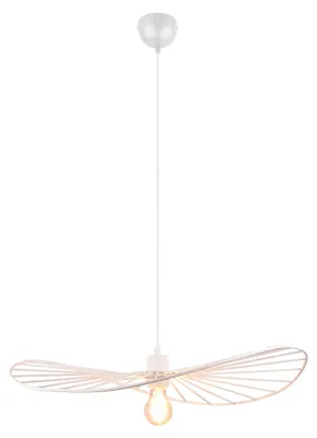 Zdjęcie produktu dla Lampa wisząca CHAPEAU biała 1xE27x40W metal wym:150x60x60cm IP20 RL