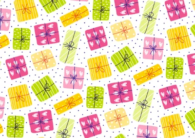 Produktbild von SUSY CARD Geschenkpapier "Bunte Geschenke" auf Rolle