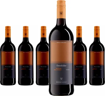 Produktbild von 6 x WV Freyburg-Unstrut Dornfelder Trocken 1,0 Ltr.