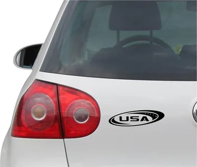 Produktbild von Aufkleber / Autoaufkleber - JDM - Die cut - USA 2 - Auto, Truck, Notebook, Laptop - Folie Decal Sticker #1306 - schwarz -190mm x55mm