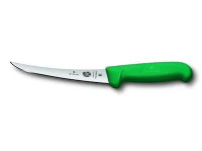 Zdjęcie produktu dla Fibrox, nóż do trybowania, 15 cm, prosty, elastyczny, zielony
