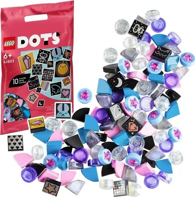 Obrázok produktu pre LEGO DOTS Doplnky – 8. séria – Trblietky, Stavebnica, 6 rok / roky, Plast, 115 kusov, 16 g