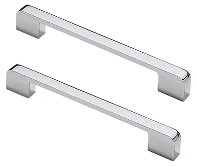 Immagine prodotto di Omgoods - Maniglie per porte - Maniglie - Alta qualità - Cromo - Accessori per cucina - Maniglie per mobili - Adatte anche per armadi - Cromo