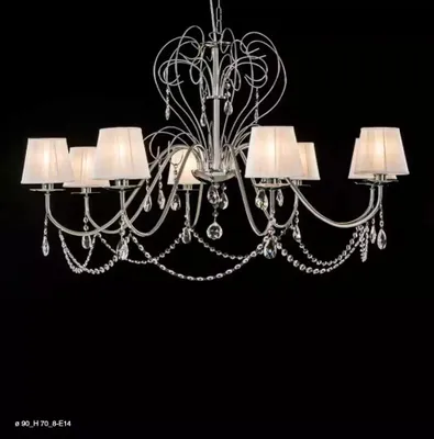 Immagine prodotto di Lampadario lampadario di cristallo lampadario a soffitto elegante lampadario a sospensione