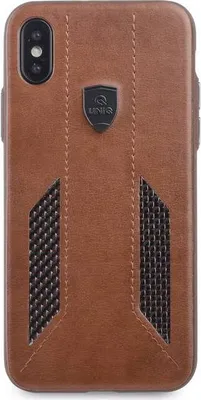 Produktbild von Backcover for iPhone Xs - Brown (8719273284247)