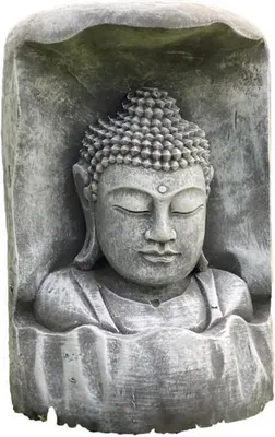 Produktbild von Schöne Buddha Büste aus Steinguss Neu Frostfest Witterungsbeständig A-REBBTR