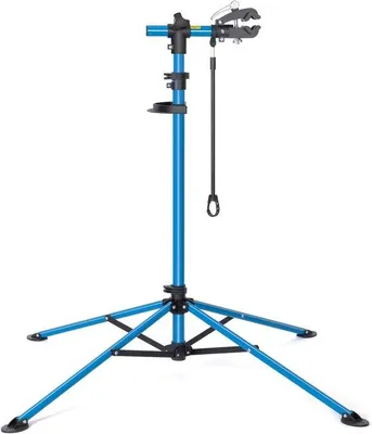 Produktbild von Famanu Fahrradständer - Professionelle Reparaturhilfe - Höhenverstellbar - Blau