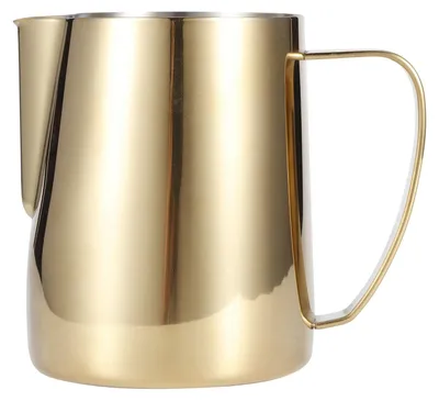 Produktbild von Solidchoice - Edelstahl-Milchaufschäumer 350 ml - Milchaufgießer für Latte Art