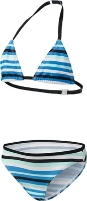 Produktbild von BECO Mädchen Kinder Triangel Bikini Badeanzug Größe 152 türkis/schwarz