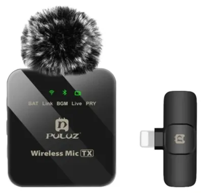 Image de Microphone à clipser 8 broches Puluz