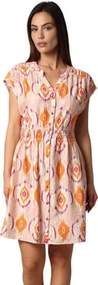 Produktbild von Deeluxe Aeline Kleid Orange,Rosa L Damen Orange,Rosa L