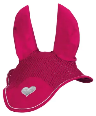 Produktbild von HKM Fliegenhaube Sweet Valentine - Größe Warmblut - Fliegenohren