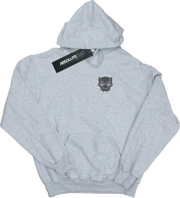 Image de Marvel - "Black On Black" sweat à capuche pour homme BI5154 (L) (Gris)