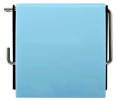 Produktbild von Toilettenpapierhalter mit Klappe - Hellblau