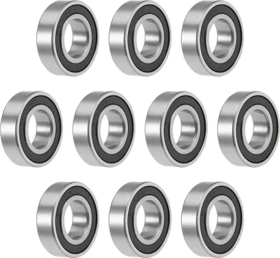 Produktbild von 10 Stück Rillenkugellager 6003-2RS Z2 Doppelt Geschirmt Kohlenstoffstahl Kugellager 17mm X 35mm X 10mm