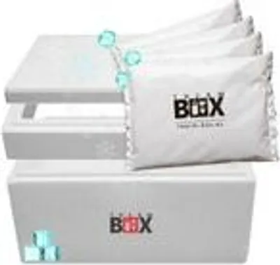 Produktbild von THERM BOX Modularbox 43M mit 4x Kühlakku für Kühlbox 43L Innen: 49x30x28cm Transportbox Thermobehälter Wiederverwendbar
