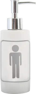Immagine prodotto di MSV Distributore di sapone in ceramica "H" bianco