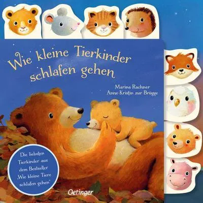 Obrázek produktu pro Wie kleine Tierkinder schlafen gehen