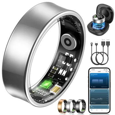 Image de Bracelet connecté pour le suivi de la condition physique, avec mesure de la fréquence cardiaque, de la saturation en oxygène (SpO2), plus de 170 modes sportifs, étanche jusqu'à 5 ATM, compatible avec Android et iOS