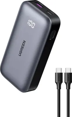 Imagen del producto de Batería externa UGREEN de 10000 mAh, mini, con carga rápida de 30W