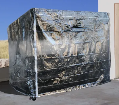 Produktbild von Schutzhülle für Hollywoodschaukel Triumph 3 Sitzer 215x123x180cm PVC transparent