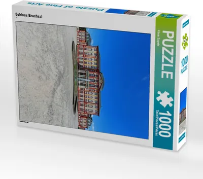Produktbild von CALVENDO Puzzle Schloss Bruchsal | 1000 Teile Lege-Größe 64x48cm Foto-Puzzle für glückliche Stunden