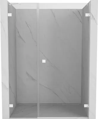 Obrázek produktu pro Mexen Lunar-B sprchové dveře otočné pravé 110 cm, transparentní, bílé - 832S-110-050-20-00-P