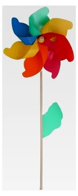 Produktbild von Windrad Regenbogen Ø 42 cm Gartenstecker Gartendekoration
