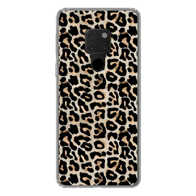 Produktbild von MuchoWow® Handyhülle Schutzhülle Hülle für Huawei P40 Lite Pantherdruck - Braun - Luxus Silikon Softcase Handy Hülle - Handy
