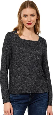 Produktbild von Street One Rundkragen Langarmshirt
